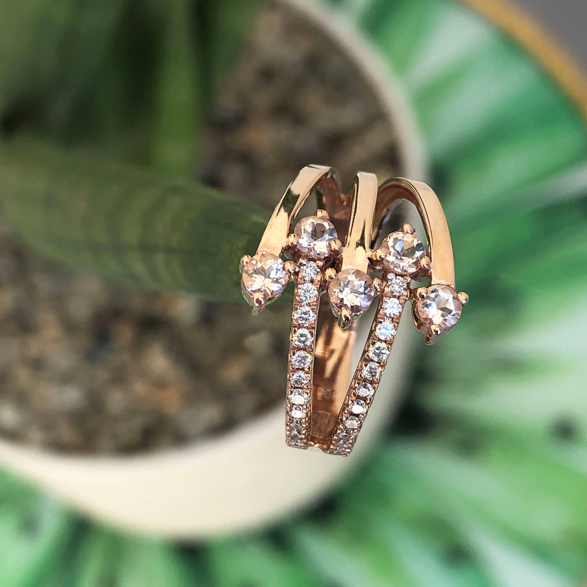 Morganite Rings