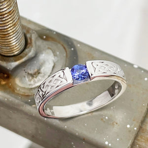 Celtic Tanzanite ring