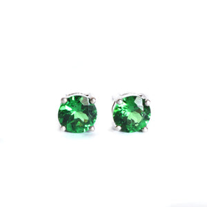 Classic Four Claw Tsavorite Studs