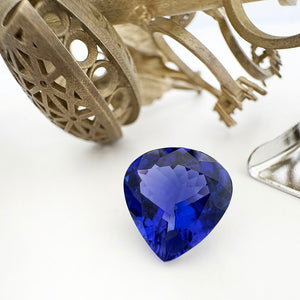 Tanzanite - violet/BLUE Modified Pear Cut - 5.32ct