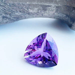 Amethyst - Purple Trilliant Cut - 7.85ct