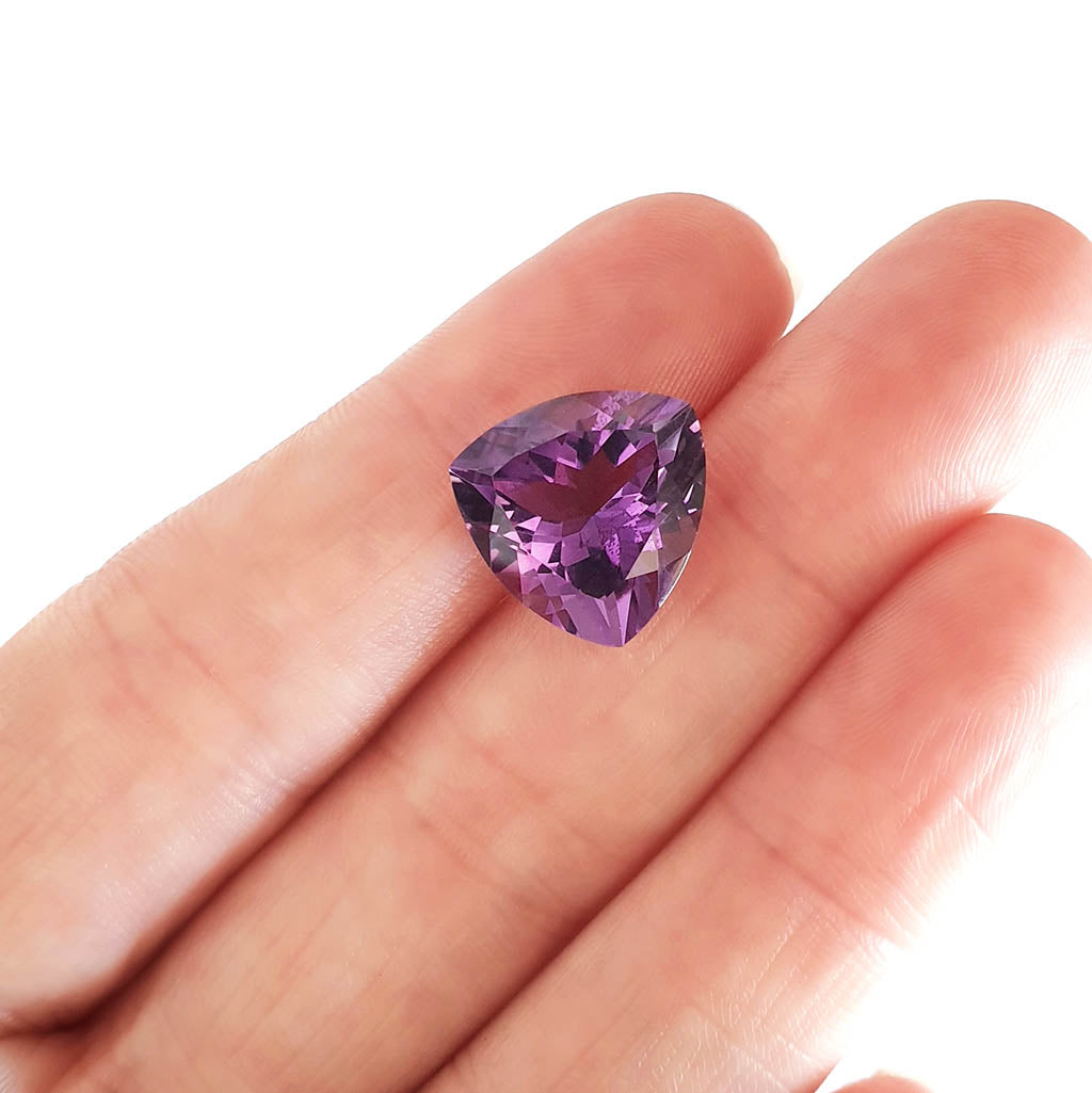 Amethyst - Purple Trilliant Cut - 7.85ct