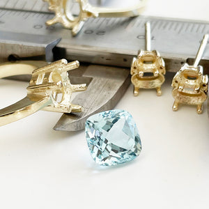 Aquamarine - Cushion Cut - 2.26ct