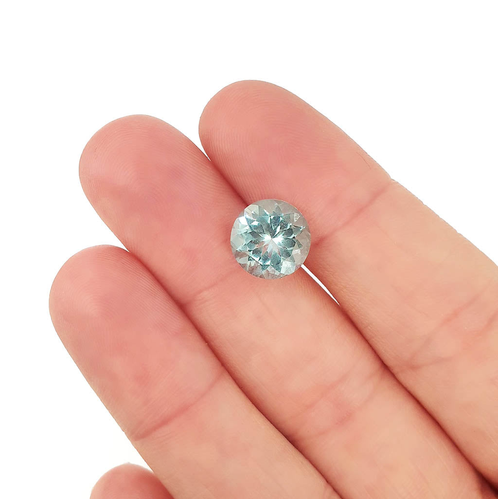 Aquamarine - Round Cut - 3.07ct