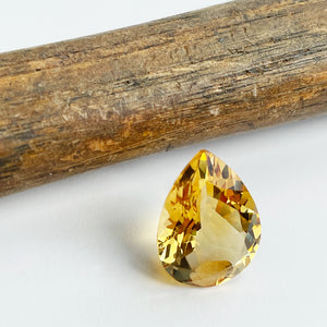 Citrine - Yellow Pear Cut - 8.72ct