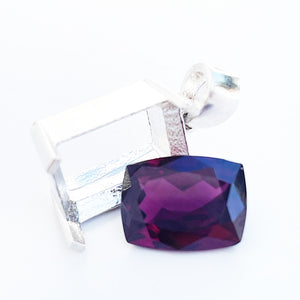 Garnet - Rhodolite Rectangular Cushion Cut - 5.16ct