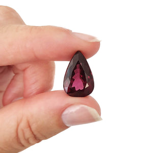 Garnet - Rhodolite Pear Cut - 10.82ct